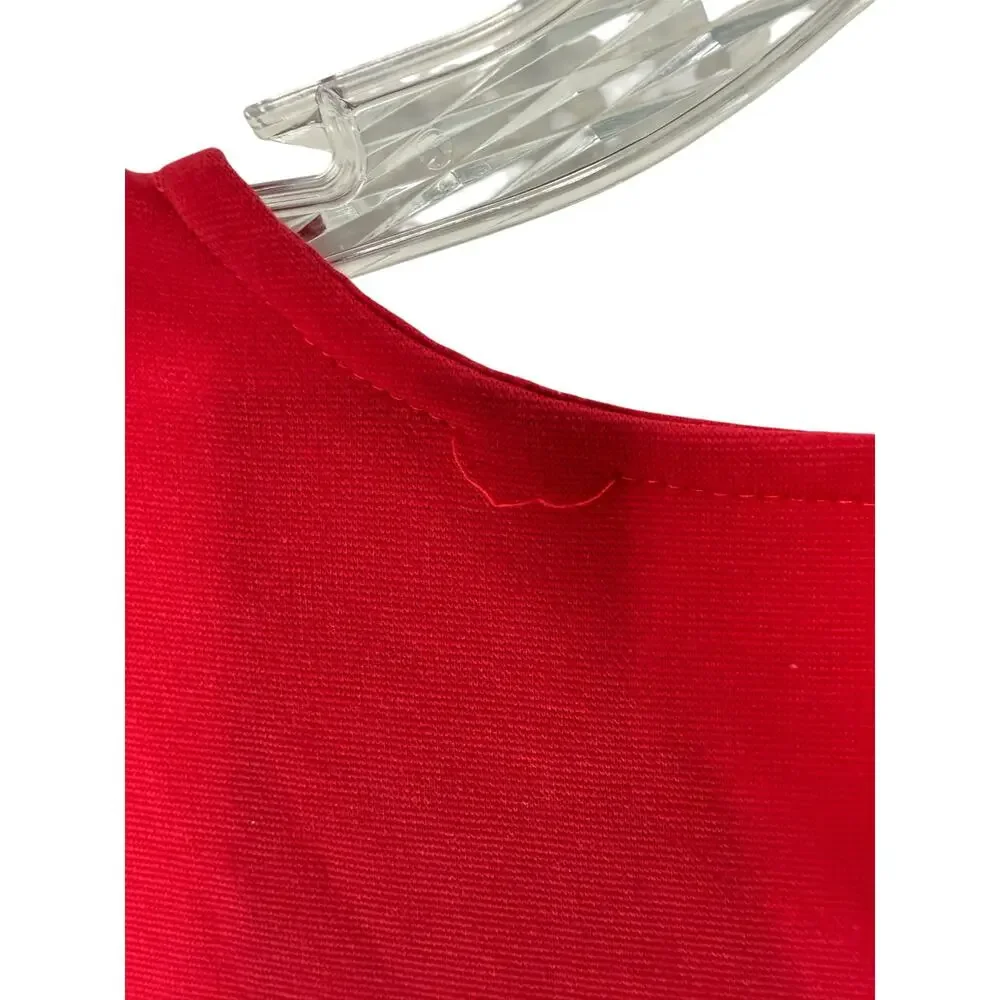 Polo Ralph Lauren Girl's Dress Black Red Holiday‎ Christmas Long Sleeve Large